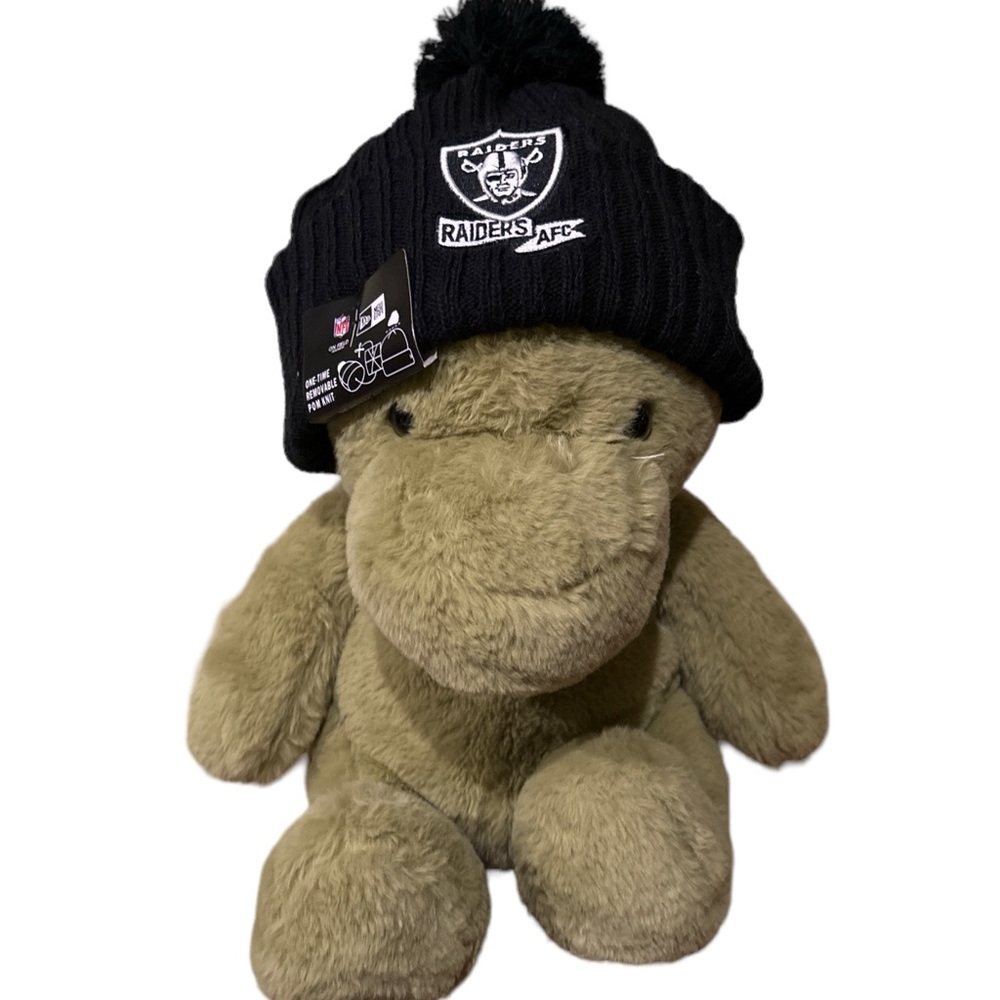 New Era Las Vegas Raiders One Time Removable Knit Beanie